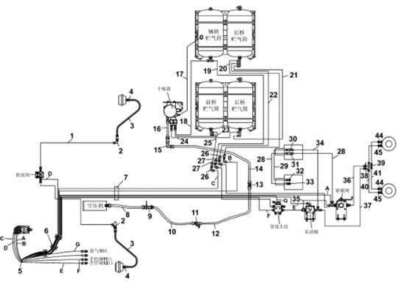 Шланг тормозной системы 2-ой от воздушного компрессора Dong Feng (самосвал 300л.с. Евро2) 35Z06-06050 - Страница из каталога