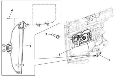 Стеклоподъемник правой двери механический Dong Feng (самосвал, тягач, миксер) 6104020-C0100 - Страница из каталога