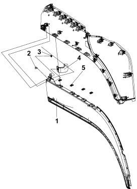 Гайка крепления нижнего брызговика левого колеса с пружинной пластинкой 8405902-C0100 - Страница из каталога