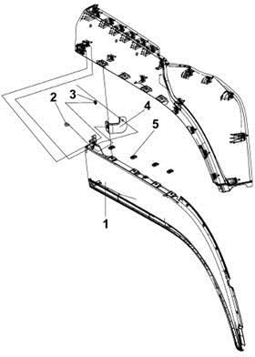 Кронштейн крыла правого нижнего Dong Feng (самосвал, тягач, миксер) 8403456-C0100 - Страница из каталога
