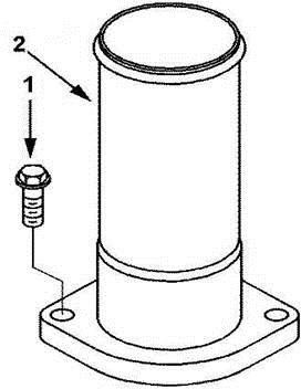 Болт крепления патрубка отвода охлаждающей жидкости C3900631 - Страница из каталога